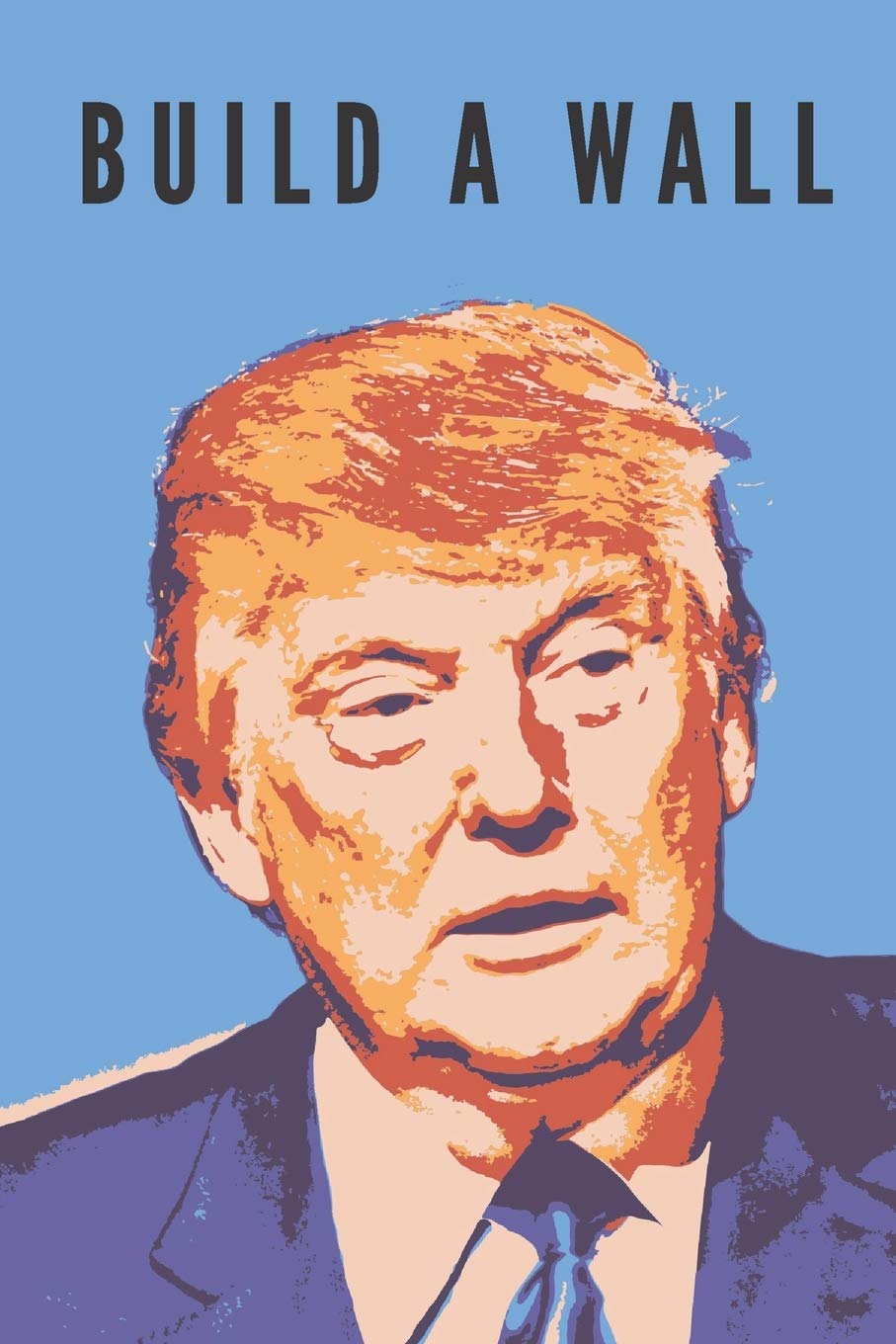 Build a wall | Notebook: Funny Donald Trump gift for Donald Trump lovers | Lined notebook/journal