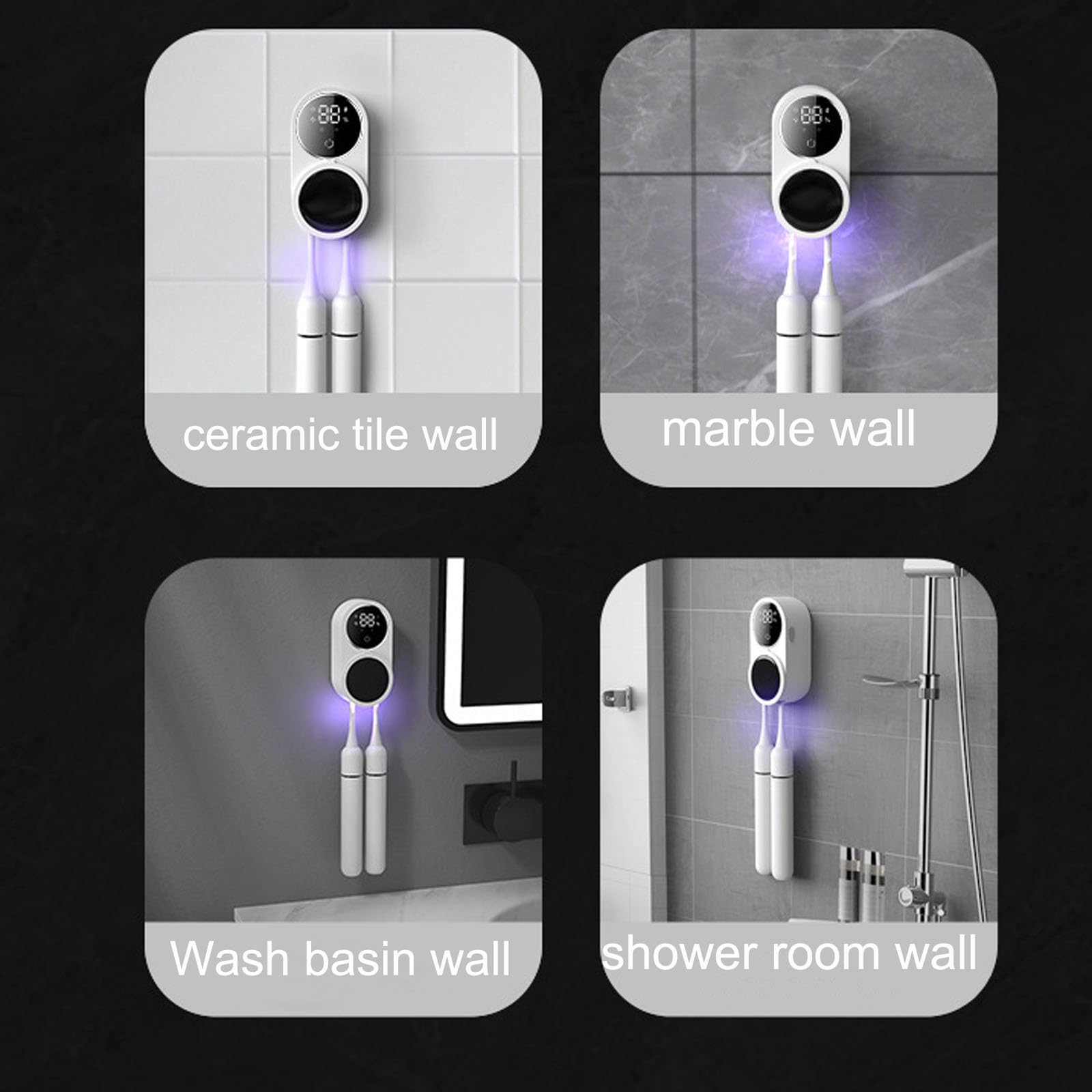 Poids Magnétiques Pour Rideaux De Douche HORREX - Lot De 10 - Blanc/Noir - Anti-Gonflement