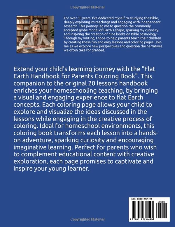 The Flat Earth Handbook For Parents: Coloring Book For Lessons 1 - 20 For Homeschool Kids (The Flat Earth Handbook for Parents: 20 Creative Lessons for Homeschool Kids) image 3