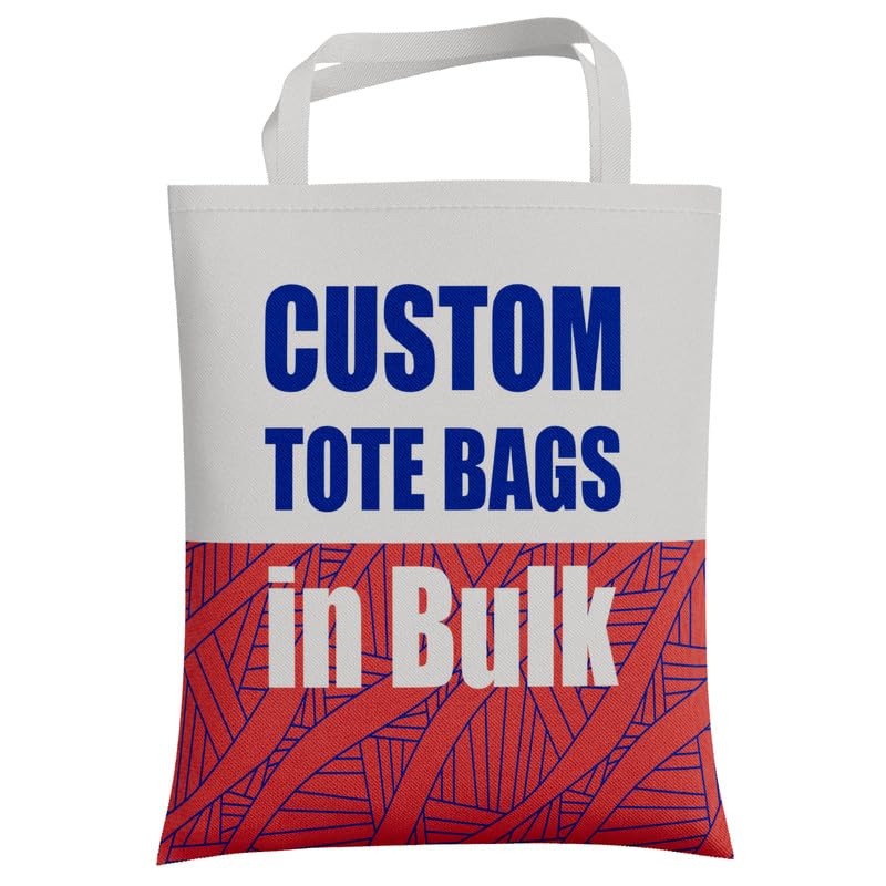 Custom Canvas Tote Bag Personalized Reusable Carryall Promotional Printed Shoulder bag in Bulk