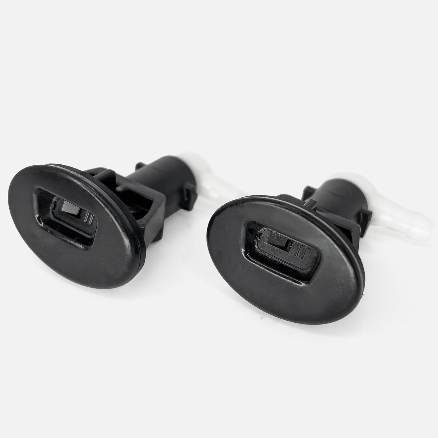 Click&Fit Rear Windshield Washer Nozzles compatible with Dodge Journey 2009-2020, Jeep Grand Cherokee 2012-2020, Fiat Freemont 2011-2017– Back glass wiper washer sprayers, 2pcs