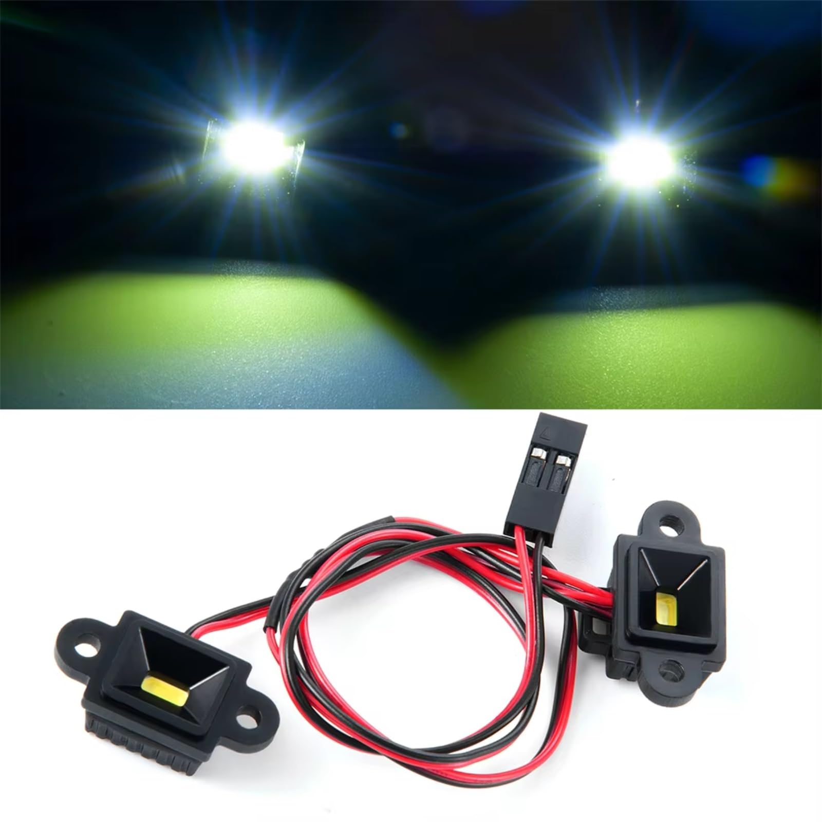 Per Vanquish Products VS4-10 Per Phoenix VPS09007 1/10 Telaio Luce Lampada Faretto RC Auto Parti Aggiornamento Kit Illuminazione Rc