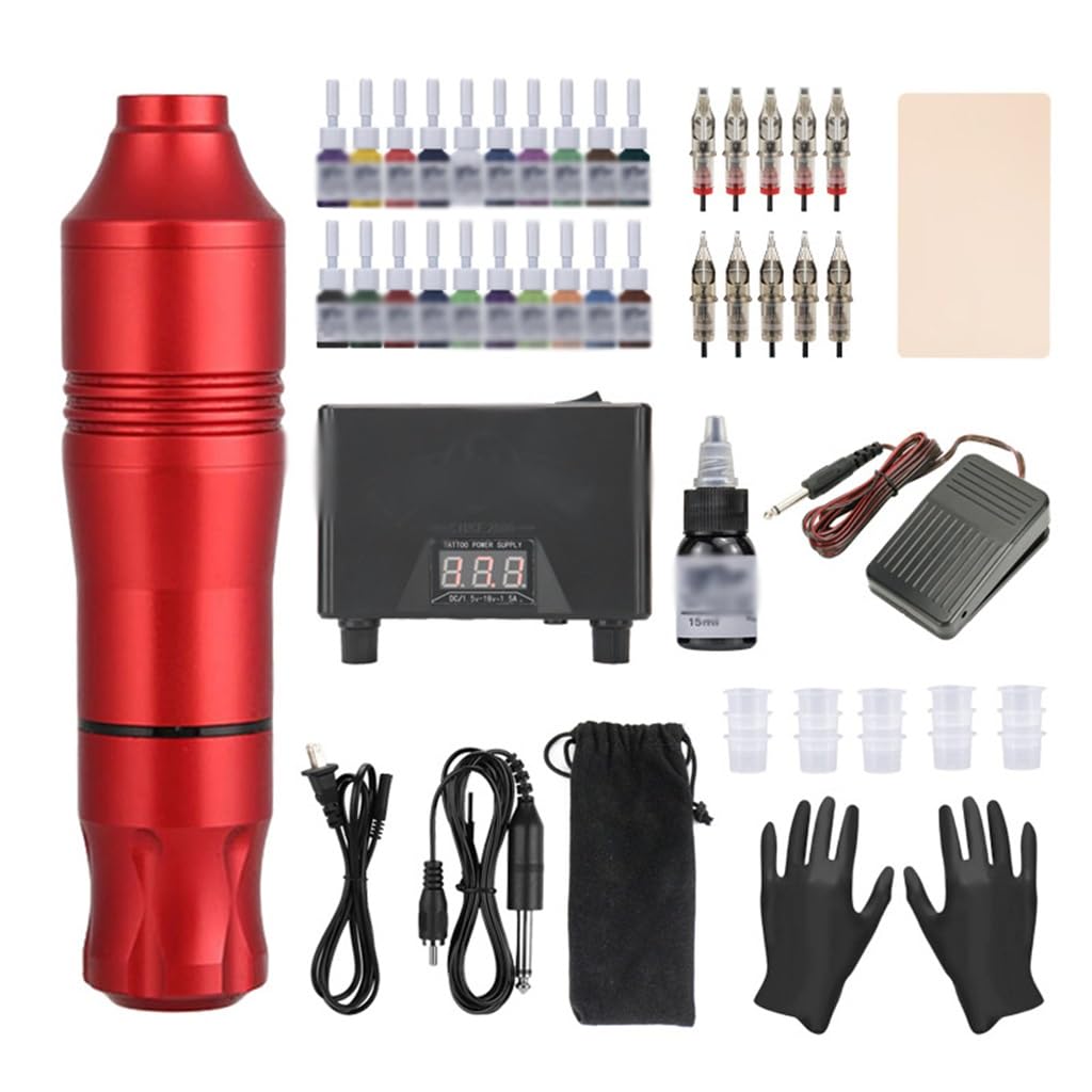 Tattoo Machines Beginner Tattoo Machine 20 Color Motor Pen Set Tattoo Machine Power God Motor Tattoo Pen