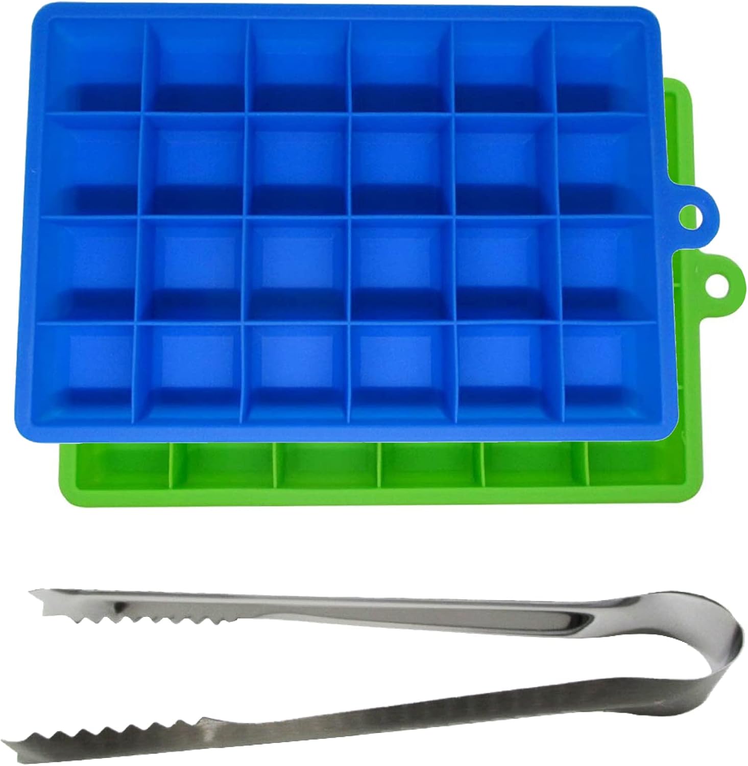 Bandeja para cubos de hielo de silicona 2 unidades miniatura 1