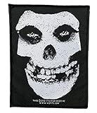  Misfits Aufnäher - White Skull Kult Patch - Gewebt & Lizenziert !!