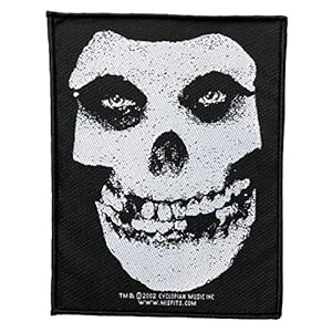 Misfits Patch – White Skull cult patch – geweven & gelicentieerd !!