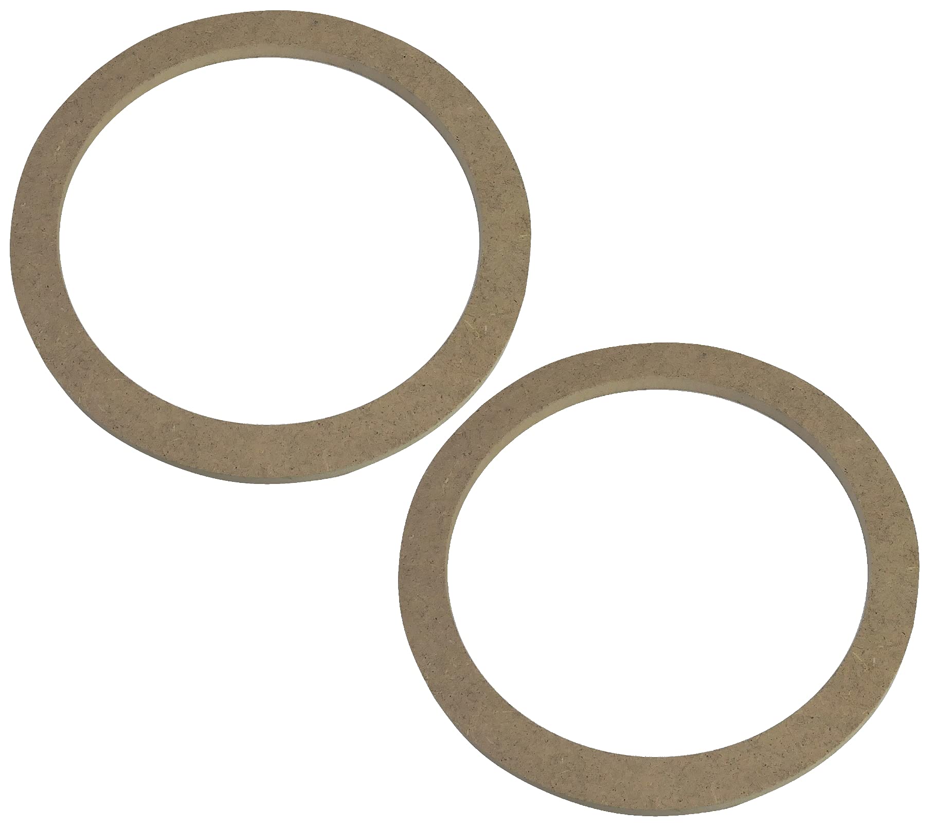 AERZETIX - C52047 - Set di 2 adattatori/supporti/anelli universali per altoparlanti Ø200mm - Ø202xØ181x12mm - distanziatore/ring in MDF per altoparlante/auto/veicolo/sistema sonoro - 4