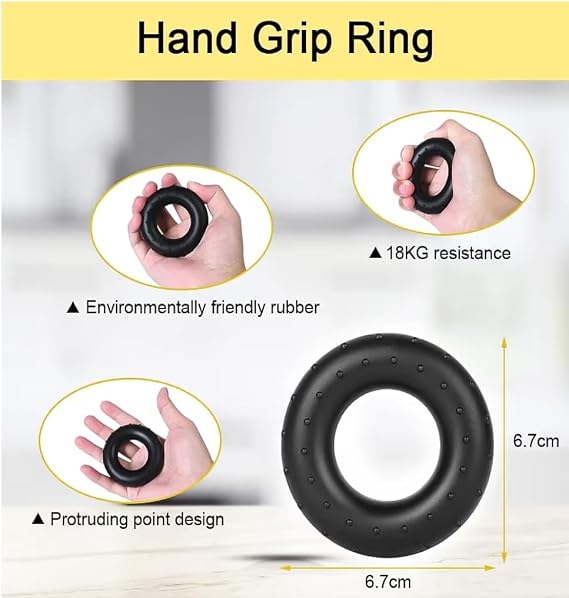 MR 5 Parça Set Kavrama Güçlendirici, 5-60 kg Ayarlanabilir El Kavrama Güçlendirici, Monitörlü, Parmak Sedyesi, Stres Giderici Kavrama Topu, Sporcular ve Müzisyenler için