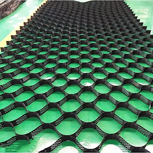 Rejilla de tierra, sistema de estabilización permeable de profundidad de 2" para patio de bricolaje, pasarela, base de cobertizo, entrada de vehículos livianos, estacionamiento, césped y grava ( 1x2m) Cover