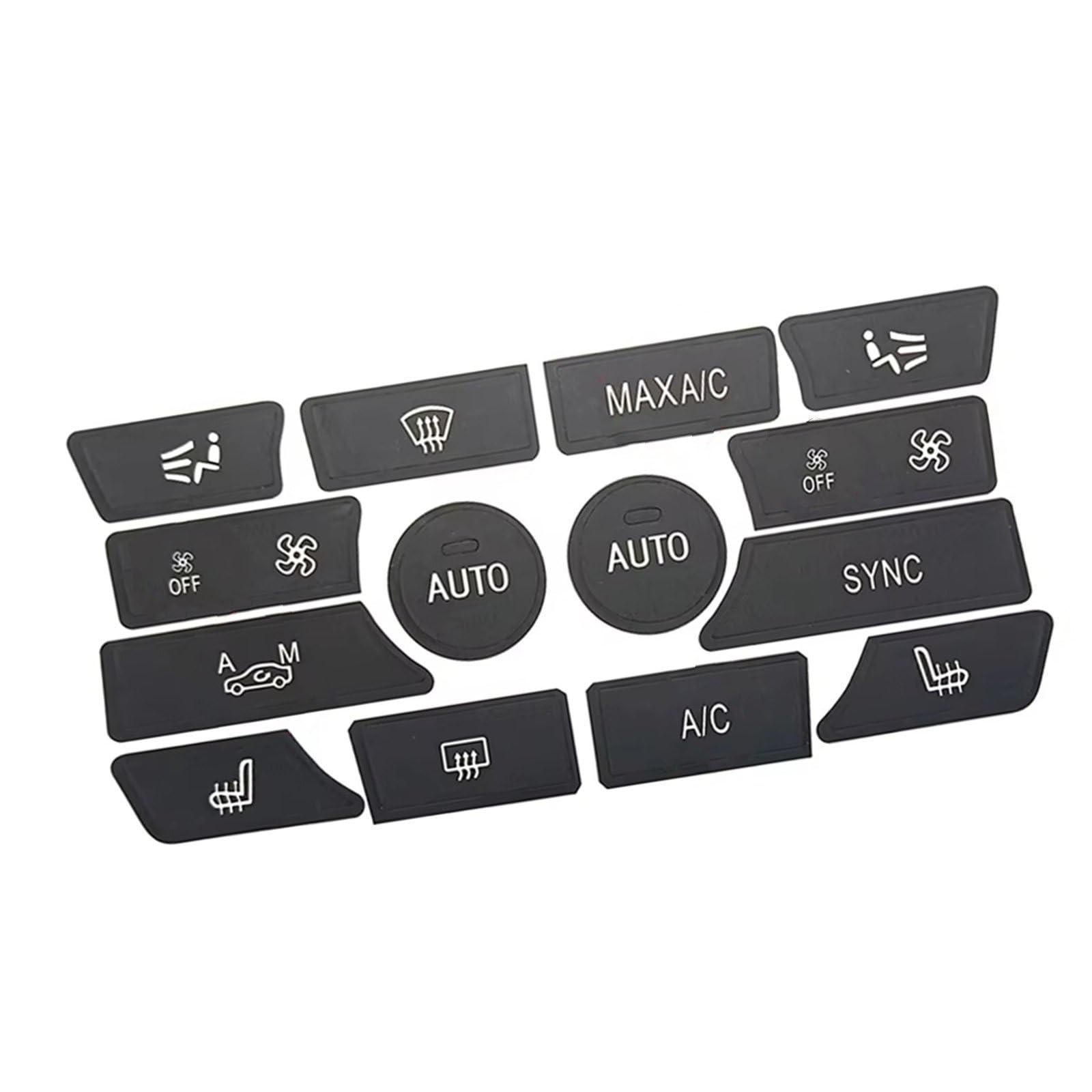 Center Console Trim Compatible with BMW 6 7 Series for F06 F12 F13 2011-2019 for F01 F02 2009-2014 Car Air Climate AC Switch Button Repair Decal Sticker