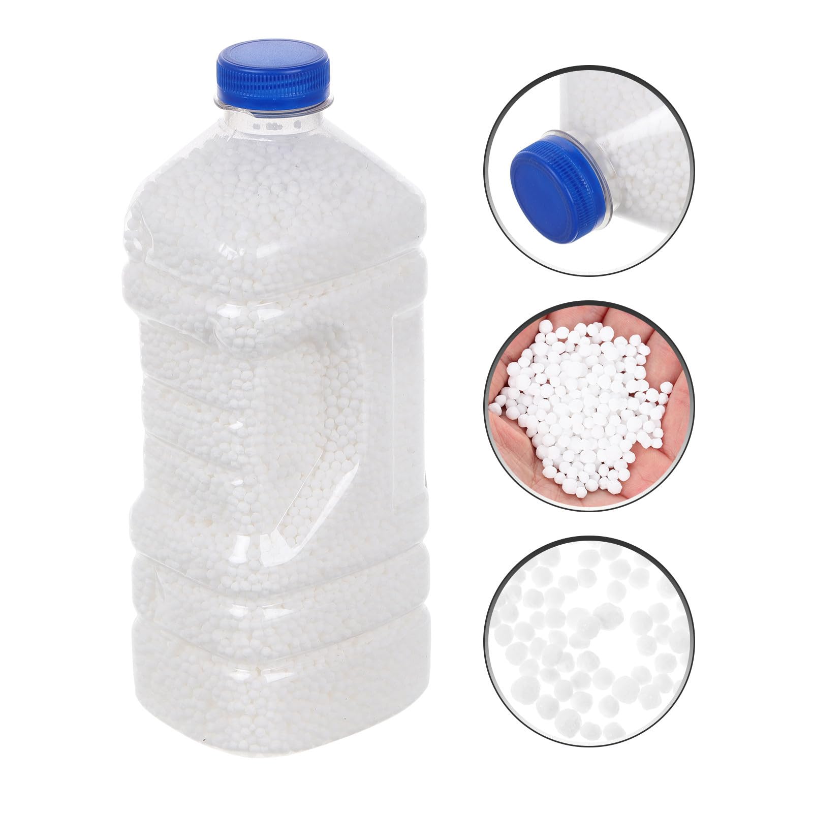 TOPBATHY Ricariche Deumidificatore Granuli di Calcio Bianco, Assorbi Umidità Rapido ad Alta Efficienza per Uffici e Bagni in Plastica