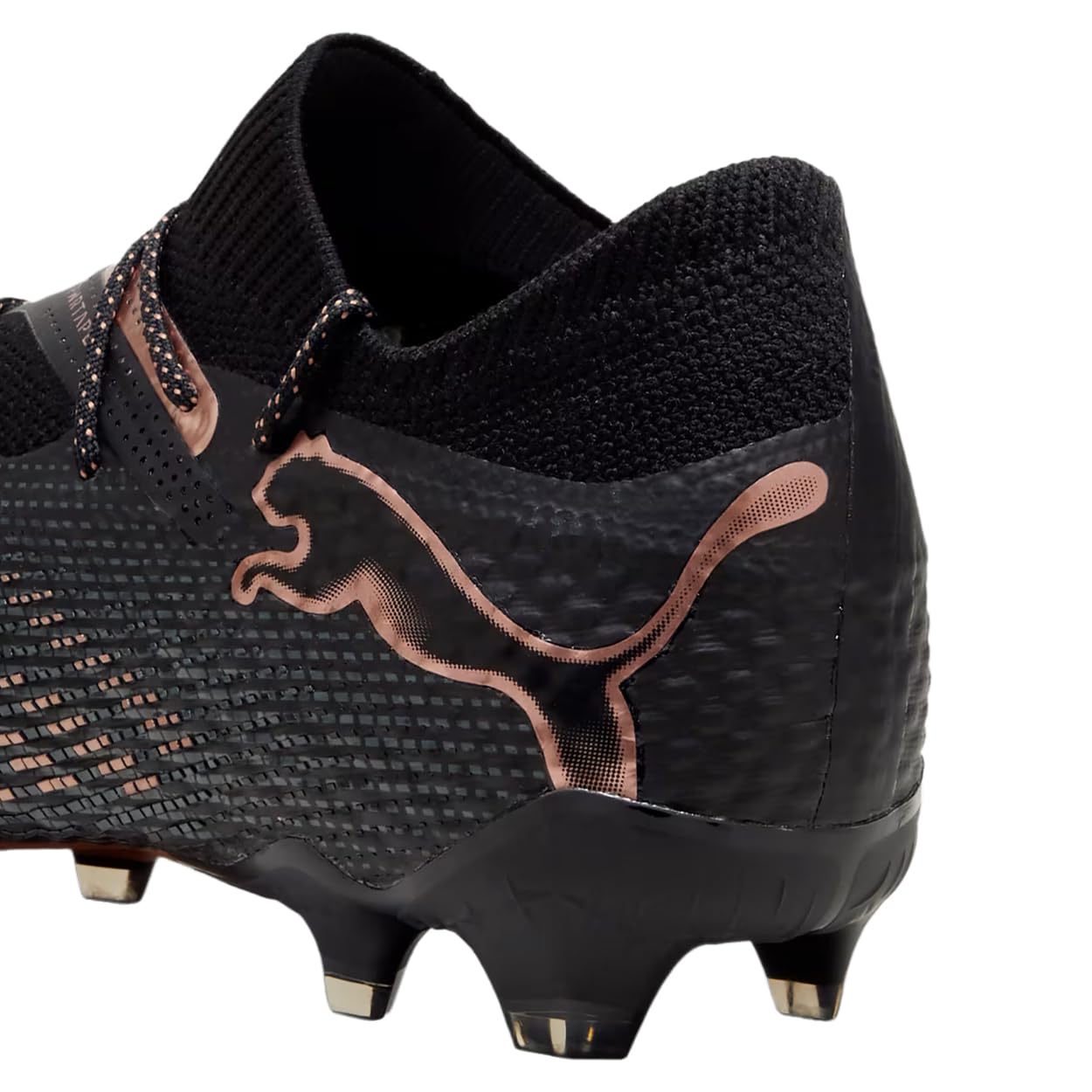 PUMA Future 7 Ultimate FG/AG Eclipse Pack Cleats Soccer Shoes (Black-Copper Rose, US Footwear Size System, Adult, Men, Numeric, Medium, 7)