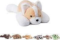Vista 15 de Niuniu Daddy Animales de peluche con peso de ajolote azul de 18 pulgadas 2.8 libras para niños, adultos y niñas, juguete de peluche gigante