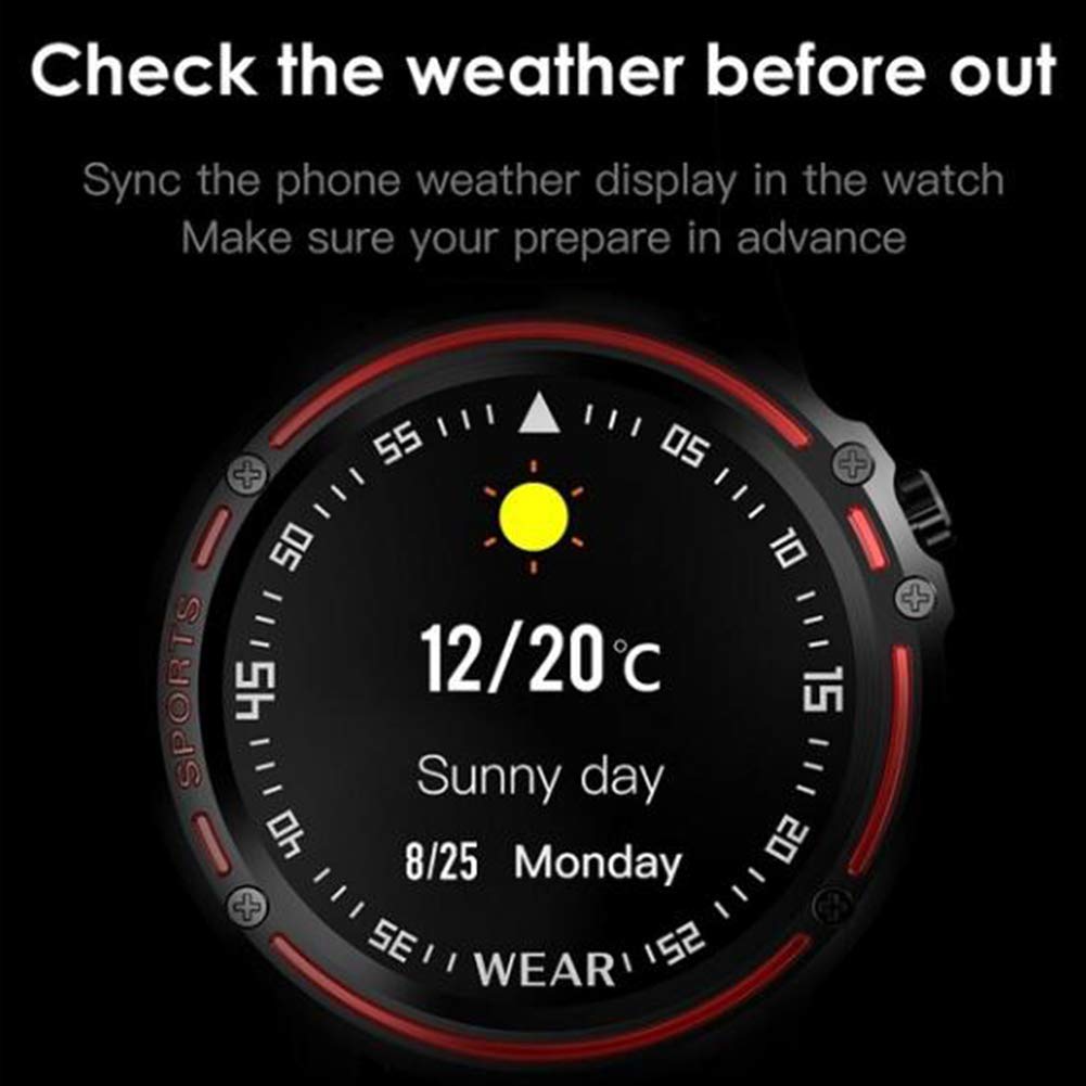 RONSHIN L8 IP68 Waterproof Smart Watch ECG PPG Heart Blood Pressure  Multi-Sports Mode Smart Bracelet for IOS Android black Smartwatch: Buy  Online at Best Price in UAE - Amazon.ae