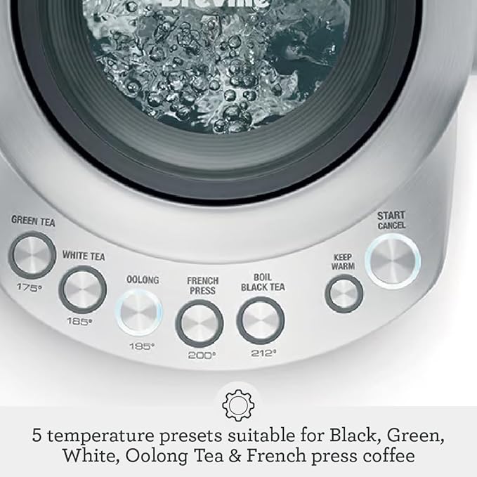 Breville BKE820XL Tetera Eléctrica IQ 1.8L Acero Inoxidable miniatura 6