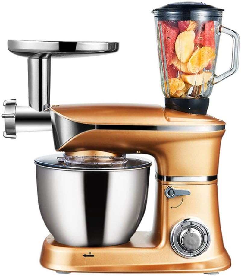 Fikujap3 in 1 Standing Mixers, Meat Blender And Juice Extracter, with 6.5L Stainless Steel Bowl, for Baking Stand Mixer Tilt-Head Kitchen Mixer