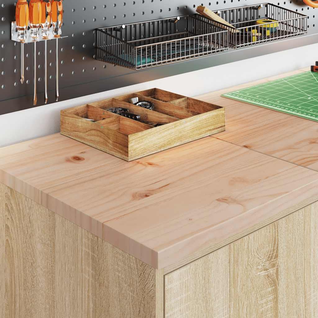 INLIFE Garagen-Aufbewahrungsschrank Sonoma-Eiche Massivholz Kiefer,Wirtschaft & Industrie,Gewerbliche Lagerung,Industrieschränke,Braun,20.95 KG,860564