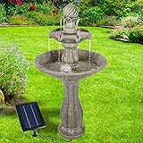 Toller Blickfang! Steckfertiges Solarpumpensystem - sofort einsatzbereit! Das beruhigende Rauschen des Wassers im eigenen Garten, auf dem Balkon oder der Terrasse sorgt für ein angenehmes Mikroklima und natürlich für eine tolle Stimmung und Entspannung vom Alltag.