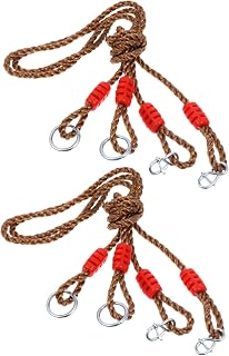 4pairs Swing Rope Outdoor for Chair Hammock Swing Tree Swings for Outdoor Extension Hammock Strap Adjustable Nylon Rope Heavy Duty Swing Rope Pe Rope Swing Board