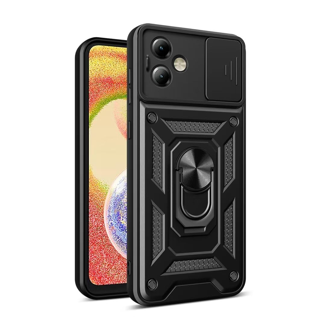 JIAFEI Cover per Motorola Moto G54 5G Traslucido PC/TPU