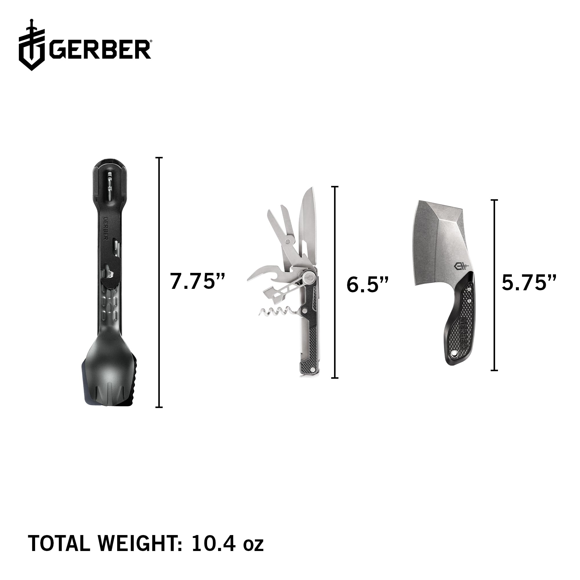 Snapklik.com : Gerber Gear Around Camp Kit - Includes Tri-Tip Mini Cleaver