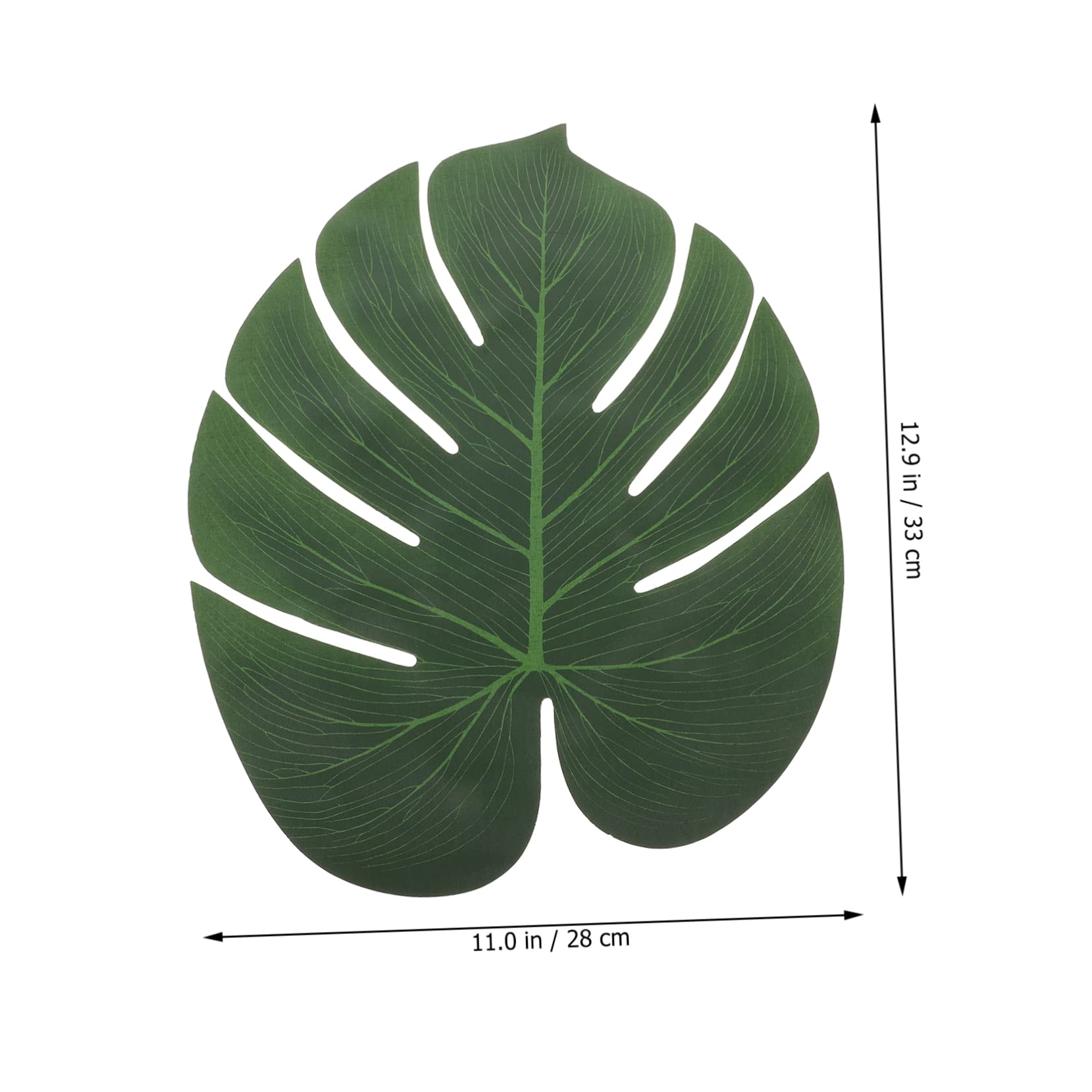 PRETYZOOM 2 Set Pratici Tovagliette Monstera Leaf Resistenti Tappetini Da Pranzo Per Tavoli Antigraffio E Calore 36 Pezzi * 2