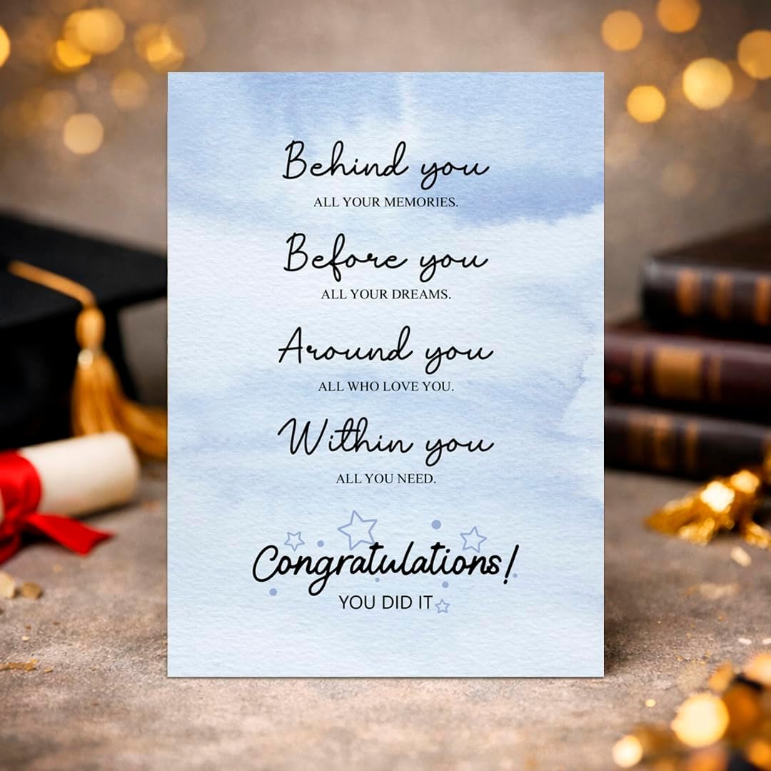 2026 Graduation Card for Him or Her Inspirational Gift image 2