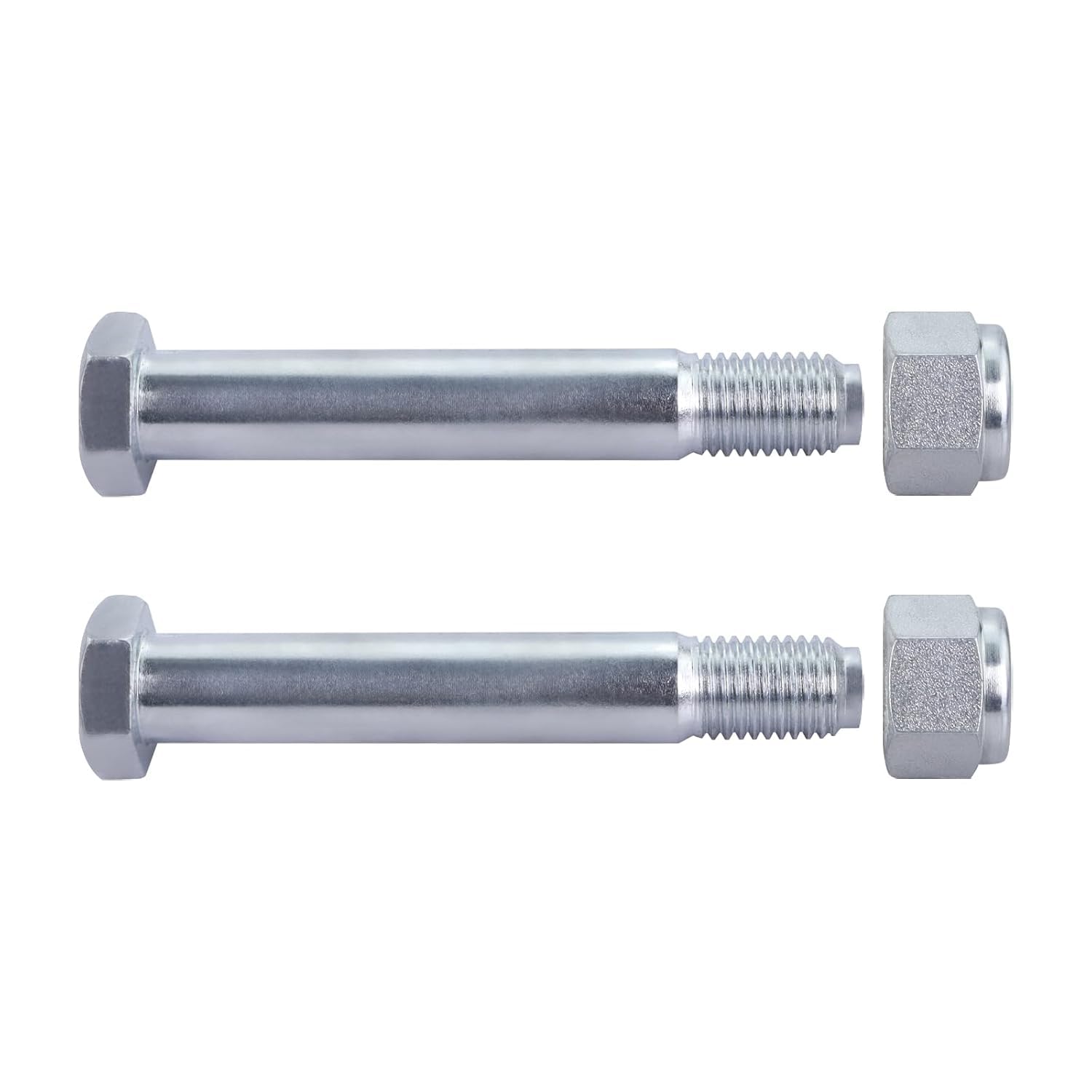 Lqito Mini Excavator Pins 0.98in/25mm Nut with Self-Locking Replaceable Small Digger Attachments Link pin Bucket Accessories Pin (2 pcs)
