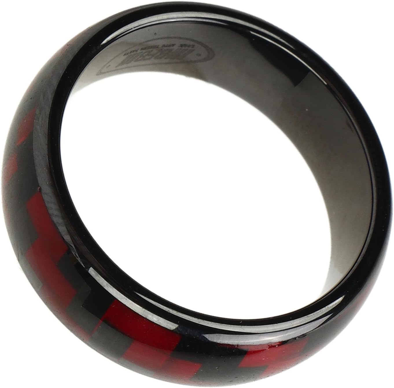 Smart Ring, NFC Ring RFID Ring Key Fob Ring, Carbon Fiber Finger Key Ring with 20.6mm ID, Key Card Replacement for Access Control Door Entry and Security Systems