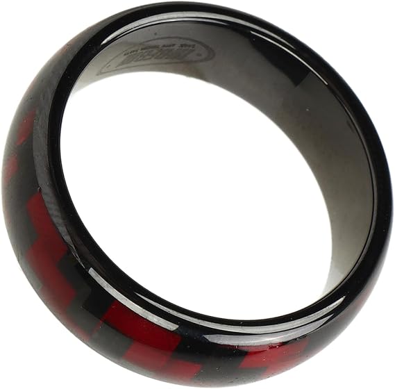Brilluxa NFC Access Ring, Carbon Fiber Smart Ring and Contactless Access Token, 18.9 mm / 0.74 in ID Wearable Finger Key Card Replacement for Door Entry and Keyless Unlock Systems