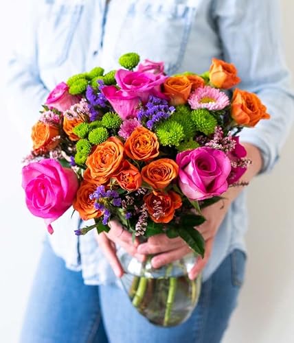 From You Flowers - Strawberry Sundae Bouquet with Glass Vase | Fresh Flower Bouquets for Birthday, Anniversary, Get Well or Celebration - Thumbnail 3