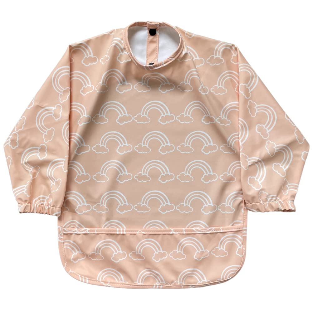 Bavaglino Svezzamento Impermeabile Zemiu - Tuta Con Maniche Lunghe, Morbida E Lavabile, Per Bambini 6-30 Mesi - Foto 8