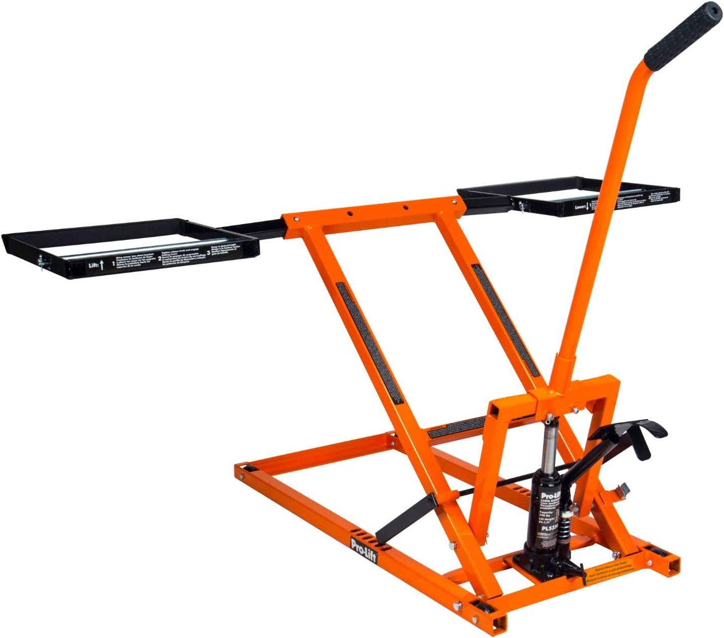 Lawn Mower Lift Jack - 350 Lbs Capacity for Tractors and Zero Turn Lawn Mowers