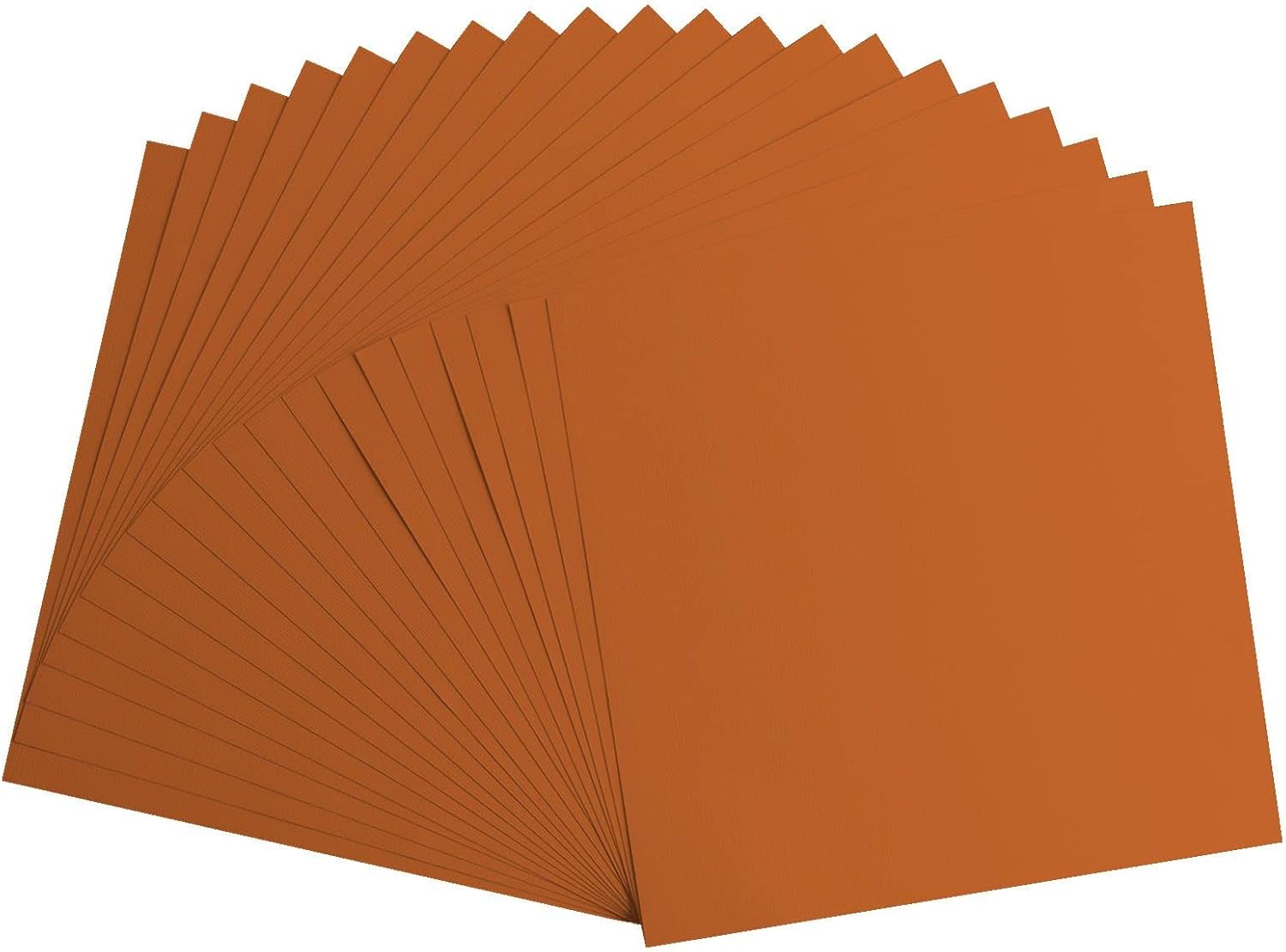 Vaessen-Creative Florence Textured Cardstock, Brown Fox, 216 Grams, 12x12 inches, 20 Sheets, for Scrapbooking, Card Making, Die Cutting and Other Paper Crafts, 30.5x30.5cm