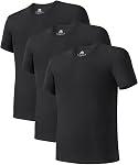 DAVID ARCHY Men's Undershirt Bamboo Rayon Moisture-Wicking T-Shirts Tees for Men, Multi-Pack