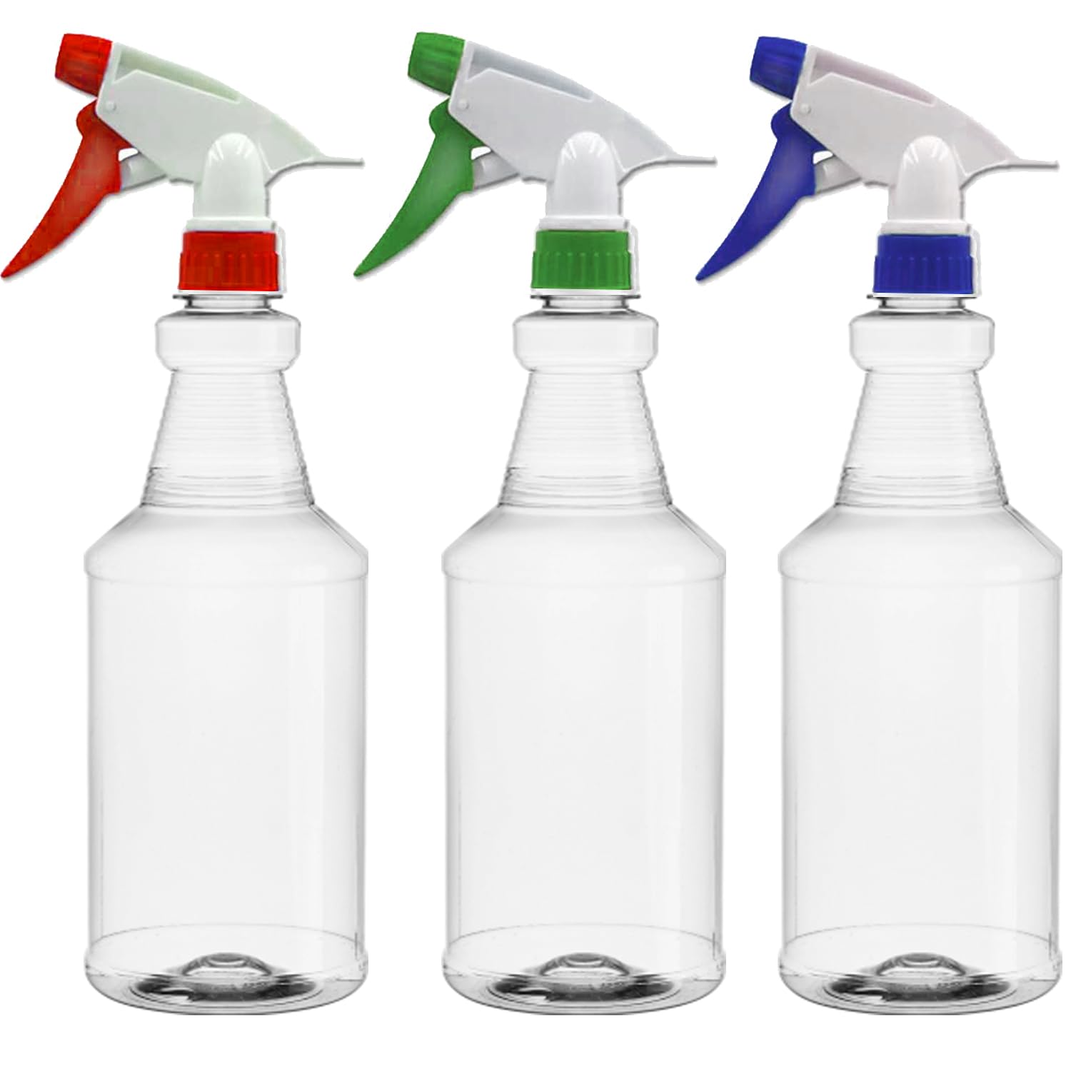Amazon.com: EZPRO USA Mix Empty Spray Bottles Clear for Cleaning
