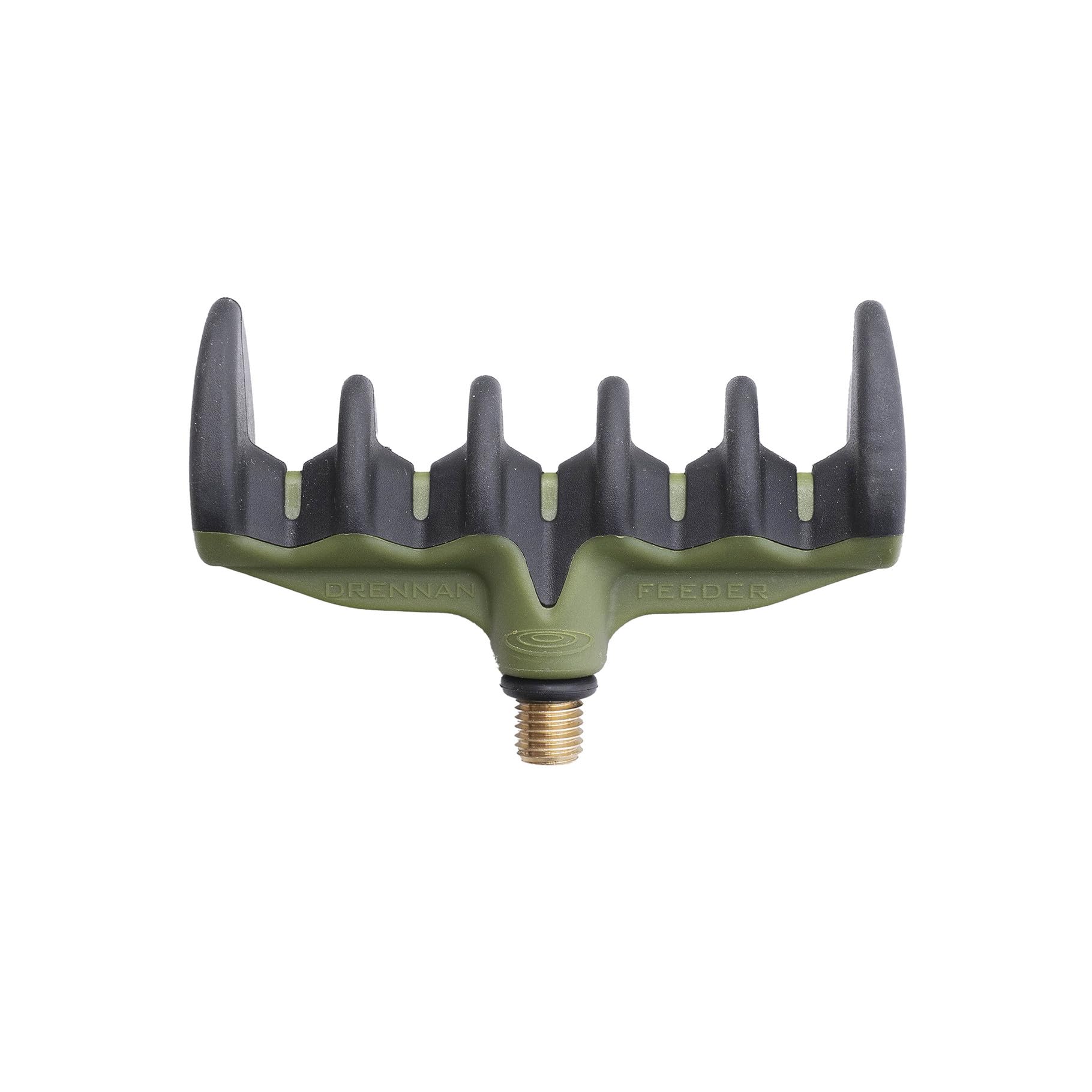 Drennan Specialist Feeder Rest Small | Coarse Fishing Feeder Rest | Brass Threads Compatible with All Standard Banksticks and Seatbox Arms | 9cm | 5 Positions | Rounded Profile | Code TRAB01