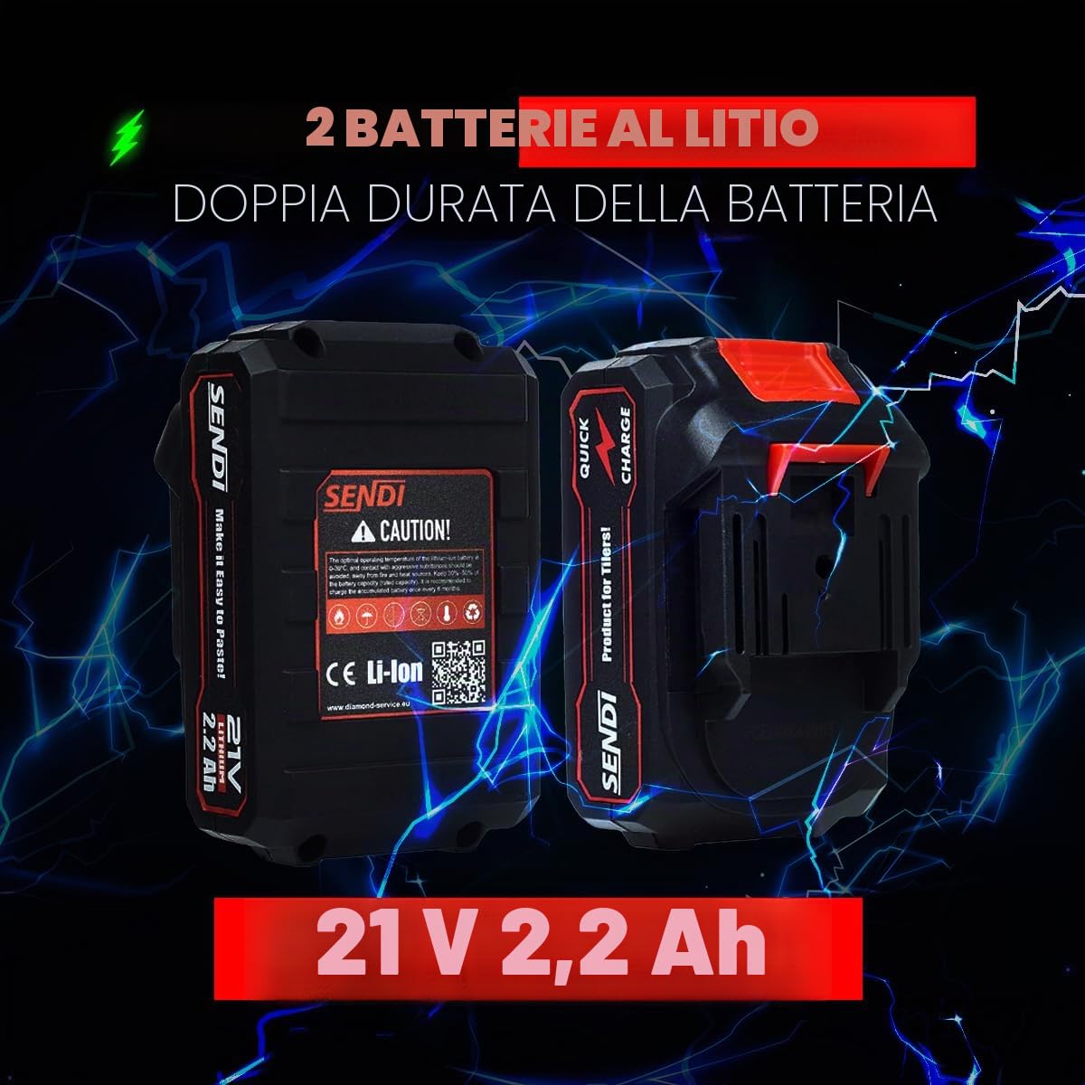 Ventosa vibrante SENDI VSC-18 - Macchina progettata per la vibrazione di piastrelle, gres di diverse dimensioni, 6 livelli di vibrazione e 180 mm di diametro