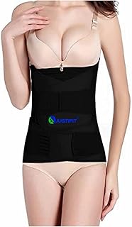 JUSTIFIT 3 in 1 Postpartum Belly Band Post Pregnancy Abdominal Belt for Women After Birth Belly/Waist/Pelvis Wrap Postnata...