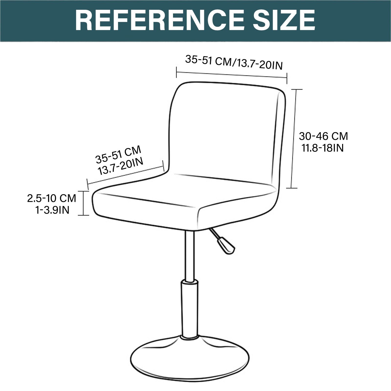 Coprisedile Ufficio Elasticizzato - Split Design, Rosso Vino, Universale