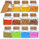 🔥 Hochwertige Verarbeitung: Echtes, klares, hochwertiges Glas. Das Set wurde aus umweltfreundlichen und originellen Materialien wie gepressten Korken, Hanfschnüren oder biologisch abbaubaren Papieretiketten hergestellt.