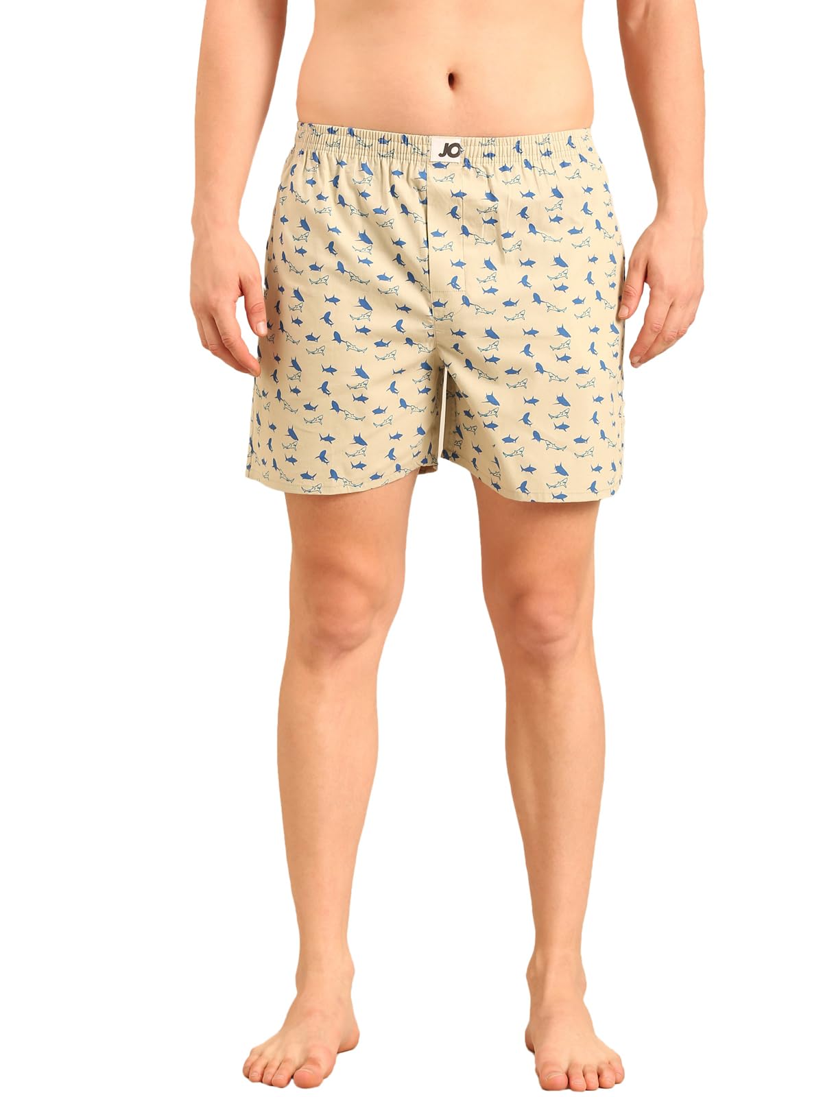 joven Men Printed Pure Cotton Boxer Shorts | Regular Fit | Soft Elastic Waist Band | Breathable Fabric | Side Pocket Boxers-picture-19