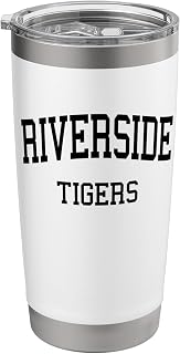Riverside High School HS Milwaukee WI Retro Stainless Steel Insulated Tumbler