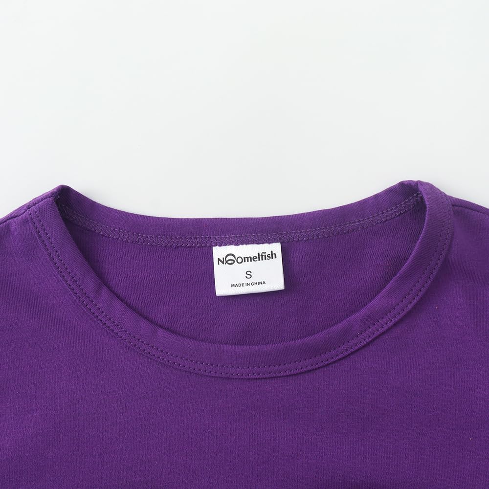 Noomelfish Girls Ruffle Heart T-Shirts Cute Short Sleeve Tee Tops (3-12 Years) - Image 3