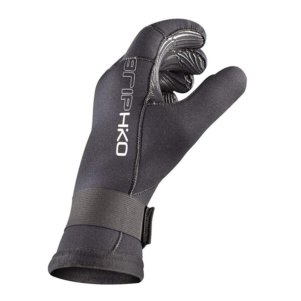 Hiko Neopren Fingerhandschuhe vorgeformt, Gloves Kanu, Surfen, Kite, SUP, Größe:XXL