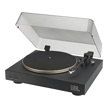 JBL Spinner BT High-Quality Bluetooth AptX-HD Record and Vinyl Player, Black/Gold