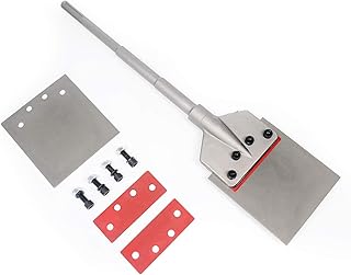 Kelbert-SDS Max Floor Scraper Tool – Heavy Duty 6 Inch Wide Tile Thinset Removal Scaling Chisel Bit Blade with Long Handle for All SDS-Max Rotary Hammer Drills (Includes Replacement Blade)
