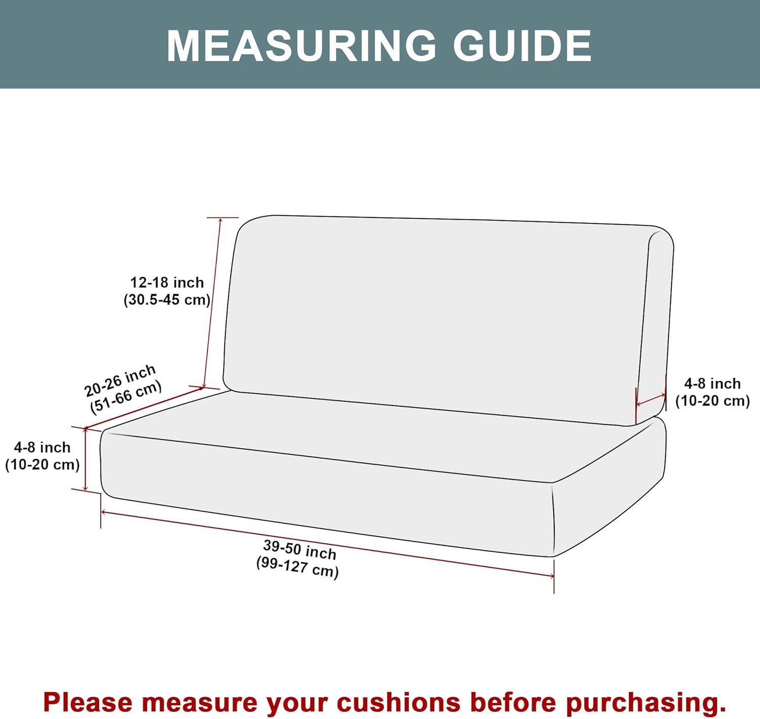 RV Dinette Cushion Covers 2 Sets Stretch Printed Camper Cushions Replacement Cover Washable Couch Cushion Slipcovers for Travel Trailer, Includes 2 Backrest Covers & 2 Bench Covers, Sky Blue