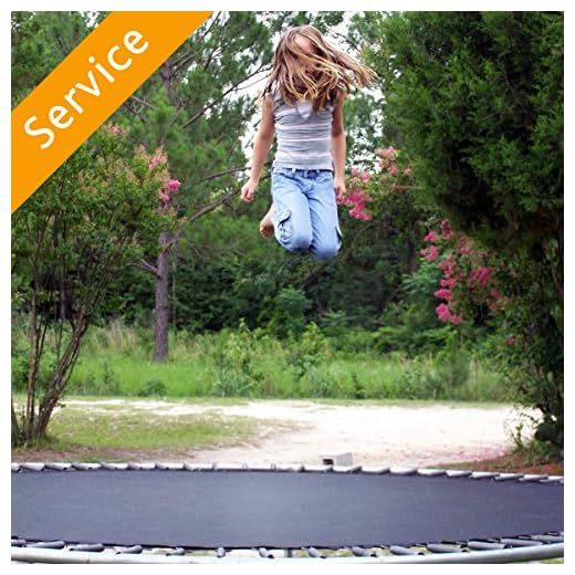 Outdoor Trampoline Assembly - With Enclosure