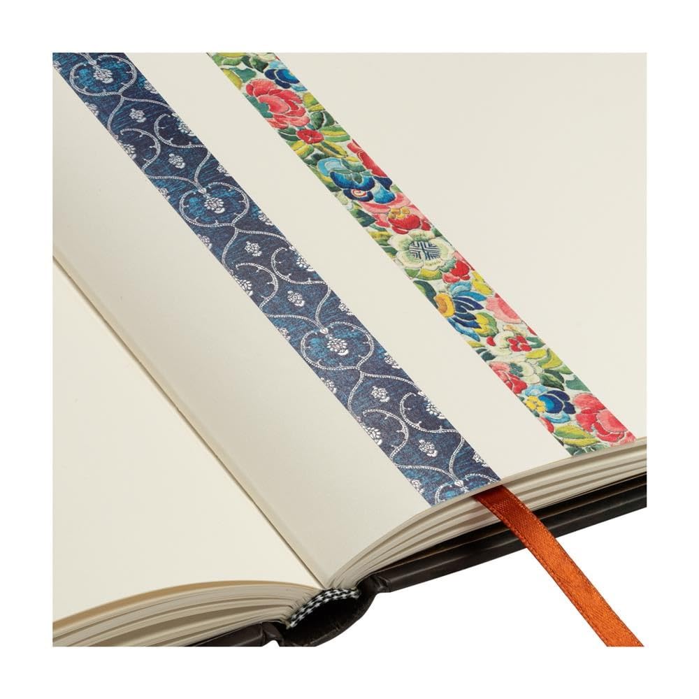 Ruban adhésif Washi Paperblanks Velours Bleu/Jardin aux Poires: 2 Iconic Paperblanks designs per set, Metallic foil pattern, 15mm wide x 10 metres long